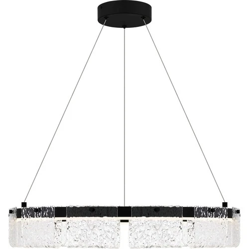 Matte Black LED Pendant from the Alice Collection - Picture 3 of 6