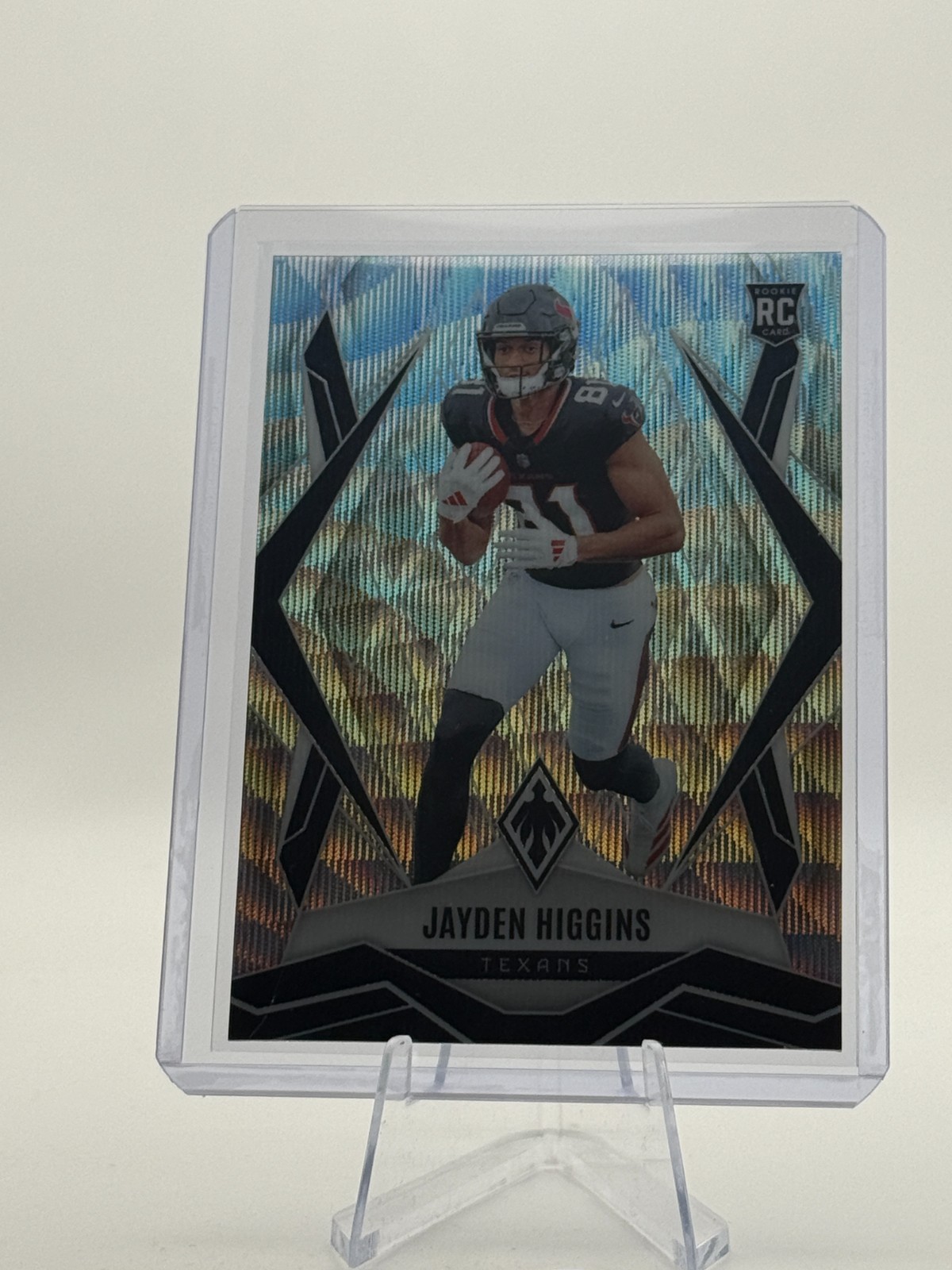 2025 Panini Phoenix - Rookies Jayden Higgins #180 Wave 4/199 (RC)