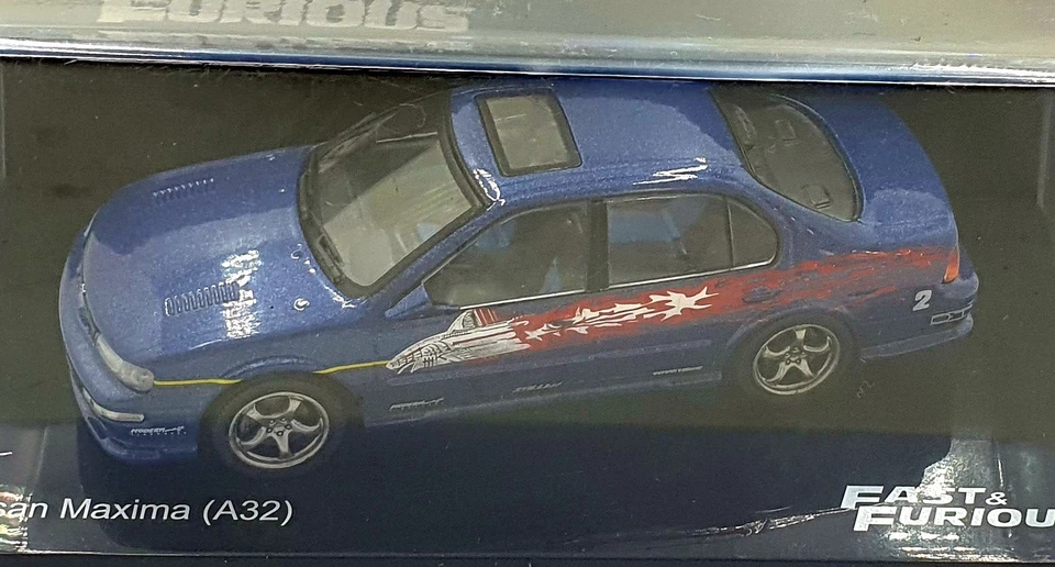 DeAgostini 1/43 Scale F220CMC045 - Fast and Furious Nissan Maxima (A32) - Blue - Image 4 of 4