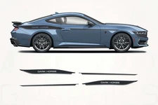 Aftermarket Ford Mustang Dark Horse Side Stripes Decals