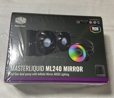 Cooler Master MasterLiquid ML240 Mirror ARGB AIO CPU Liquid Cooler 240mm New G3