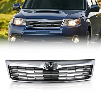 #ad Front Honeycomb Grille 2011 2013 Subaru Forester Chrome Silver Insert SU1200149 $74.99