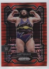 2024 Panini Prizm WWE Red Pulsar Prizm 126/399 Earthquake #104 10ps