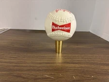 Vintage Budweiser Baseball This Buds for You Beer Tap Handle Excellent Used Cond