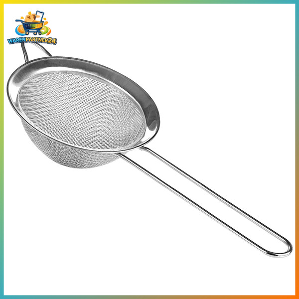 Edelstahl KüChensieb 12Cm Feinmaschig FüR Obst GemüSe Mehl Nudeln-image