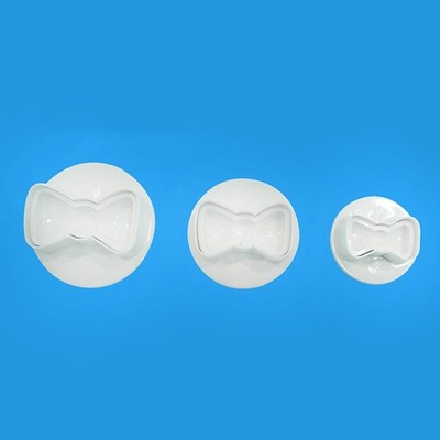 3Pcs Biscuits molds Cookie cutters Lovely Bowknot Cookie Cutters Cake molds