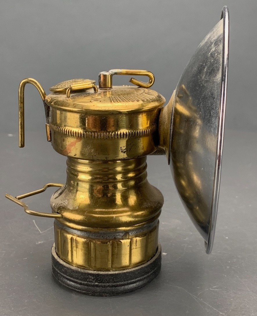Butterfly Brass Carbide Miners Lamp Manufactured for Safesport Mfg