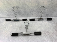 Vintage Pants  Skirt Hangers Metal Clamp Lot of 3