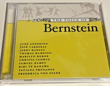 The Voice of Bernstein by Leonard Bernstein 2 CD Jewel Case GOOD