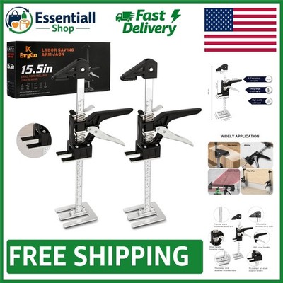 Labor Saving Arm Jack 2 Pack - 15.5 Inch Heavy-Duty Furniture Lifter Tool
