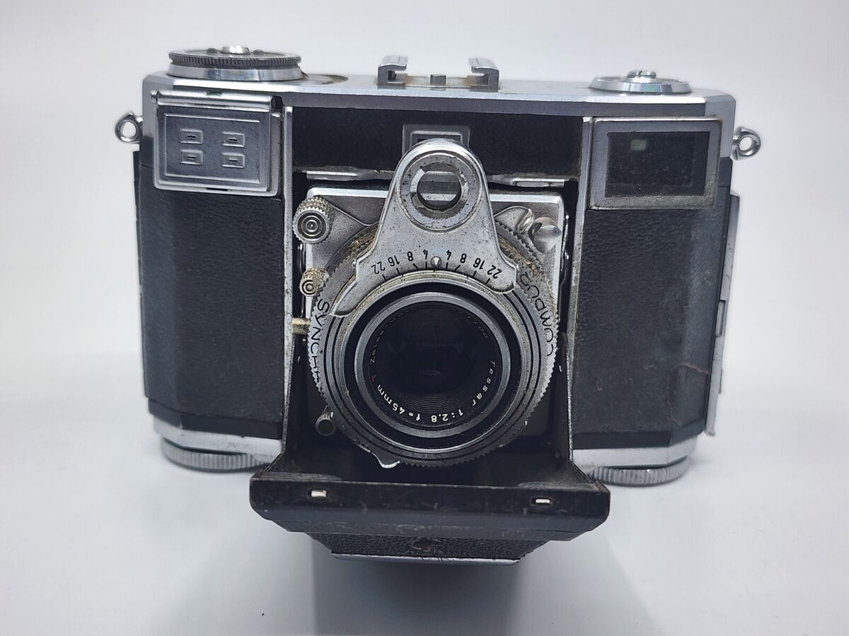 Zeiss Ikon tessar 45mm 1:2.8 Lens Vintage 35mm folding Zeiss Ikon tessar 45mm 1:2.8 Lens Vintage 35mm folding