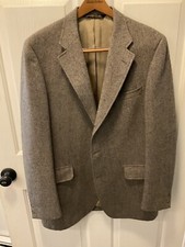 JoS. A. Banks Executive Collection Brown Tweed Effect Single Breasted Jacket 46  