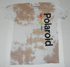 Polaroid Brown Tie Dye Tee Shirt New