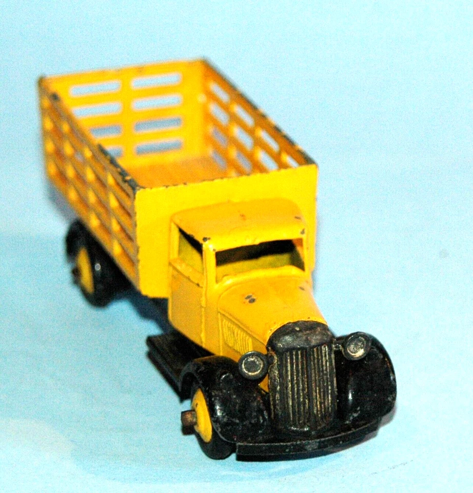 Dinky Meccano Англия оригинал 1950 25f Market Gardeners Lorry серия 4 желтый - Изображение 2 из 4