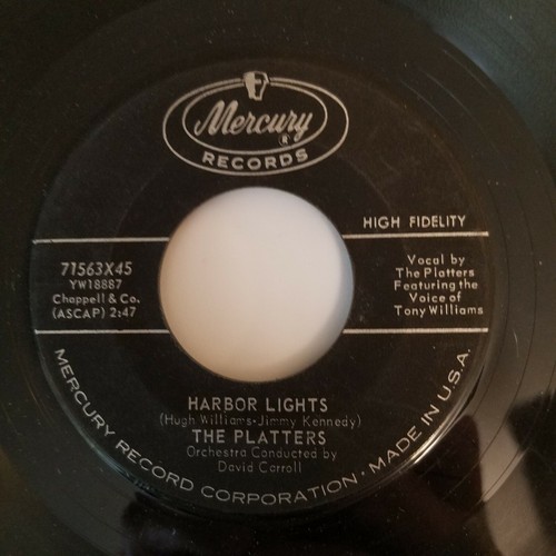 the platters harbor lights/sleepy lagoon fr,1957 45 rpm Funk / Soul