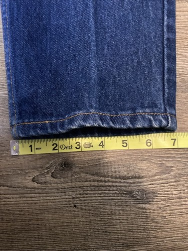 Pantalones de mezclilla vintage 505 Levi's 1994 naranja lengüeta 30 X 34 calce relajado cónico 30 33 - Imagen 11 de 11