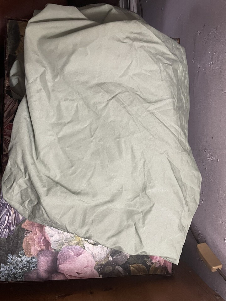 Marks & Spencer Light Olive Green Fitted Sheet Egyptian Cotton eBay