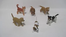 Safari Ltd Terra by Battat Golden Retriever Collie Dogs Pups Cat Lot 6 Animal