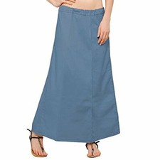Underskirt Women Pure Cotton Petticoat Any Saree Sari Dress Color Size 31