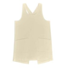 Solino Home 100 Pure Linen Smock Apron with Pockets for Men and Women