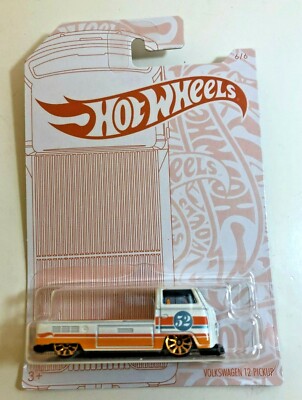 Hot Wheels Pearl and Chrome Volkswagen T2 Pickup Gas Monkey Garage GJW54-K910