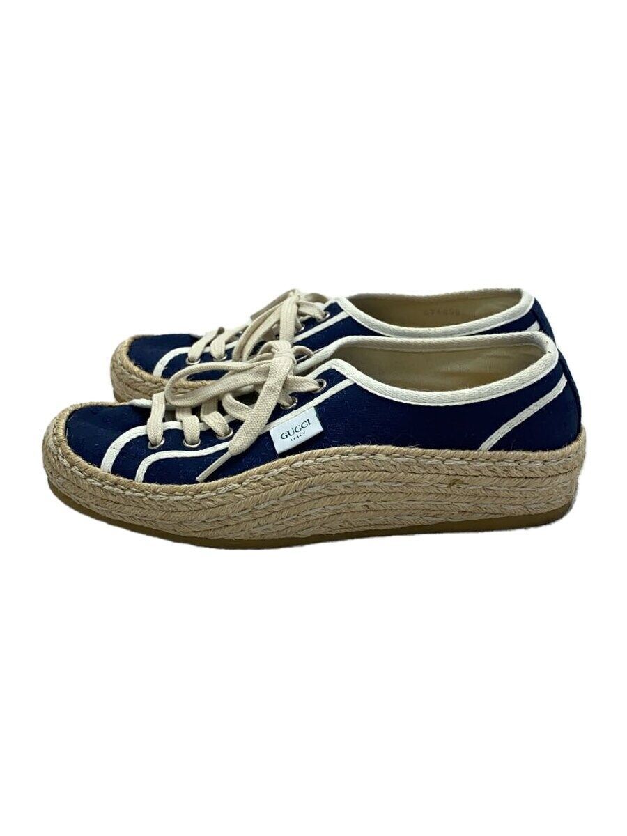GUCCI deck shoes espadrilles UK6 Navy PVC 574853 mini GG GUCCI deck shoes espadrilles UK6 Navy PVC 574853 mini GG