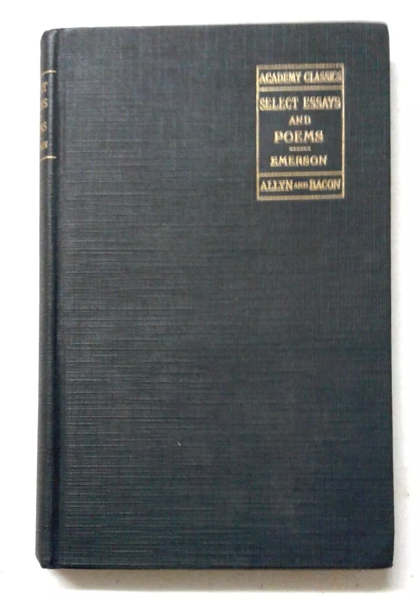 Allyn and Bacon Academy Classics Select Essays and Poems RW Emerson HC FN