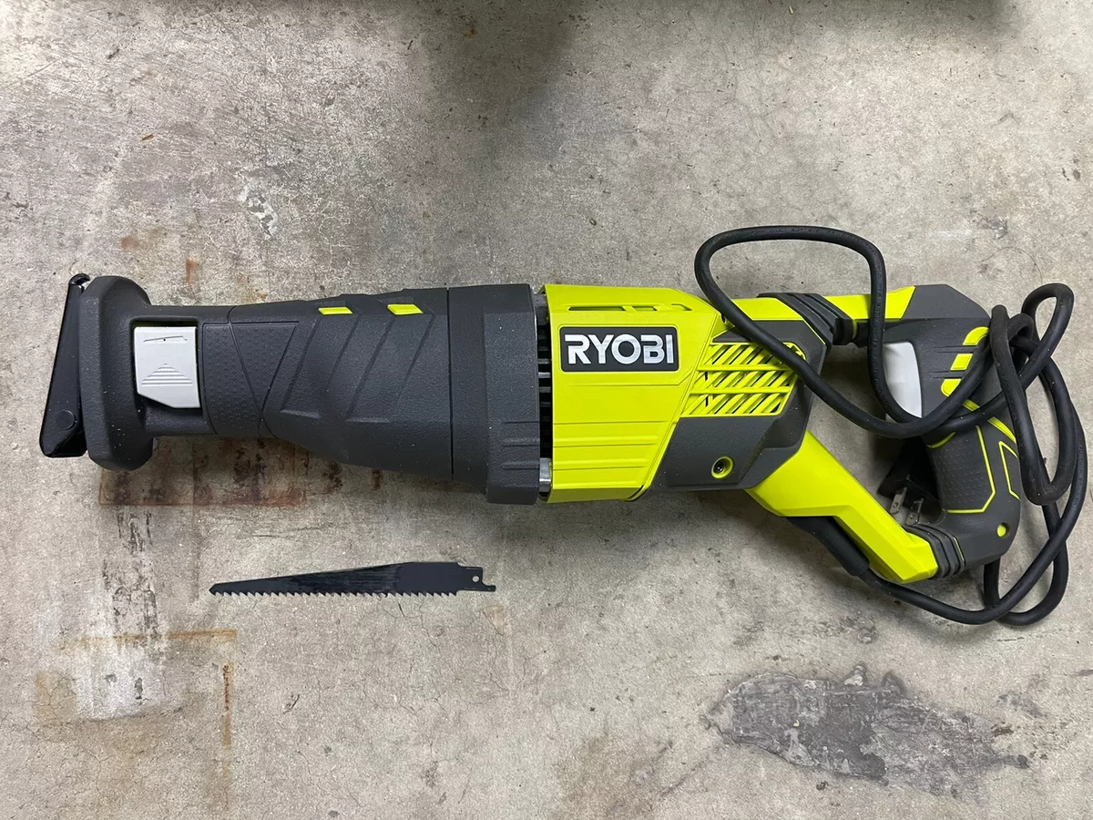 Ryobi Reciprocating Saw Corded 12 Amp Variable Speed RJ186V Good