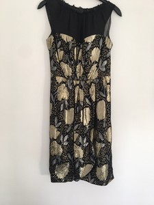 coast black and gold dress
