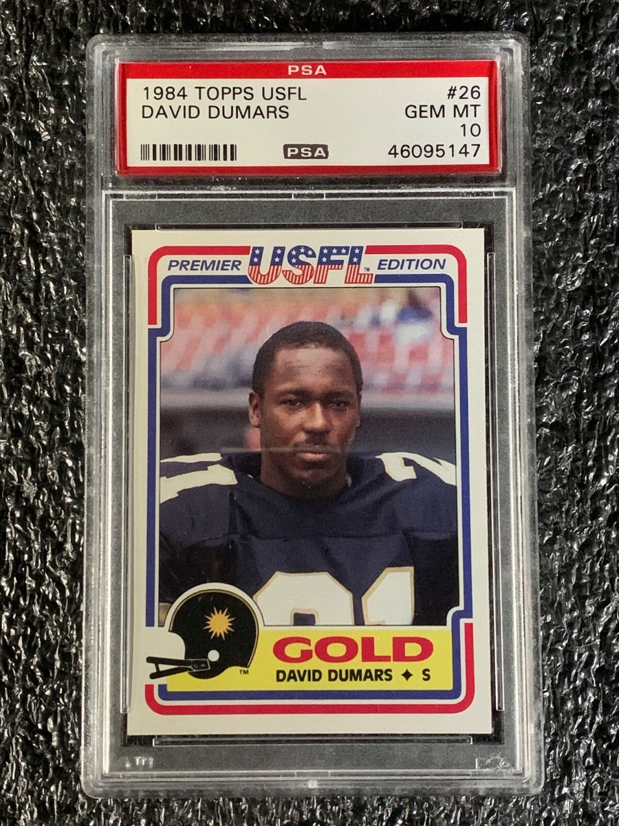 1984 Topps Football #26 David Dumars PSA 10 | eBay