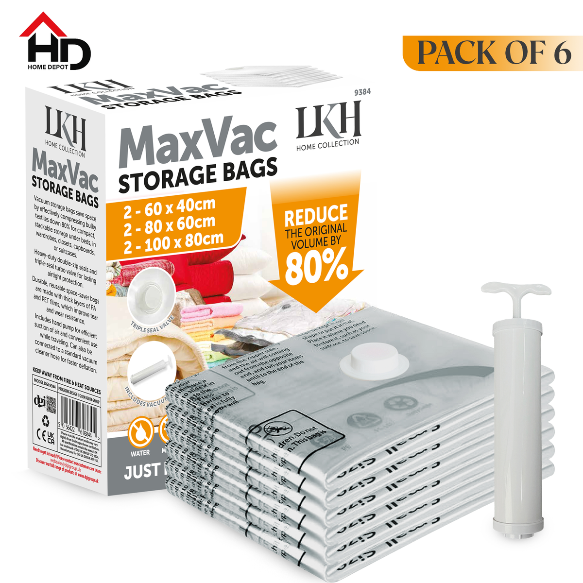 Strong Vacuum Storage Bags X6 Space Saving Solution Storage Bag