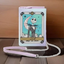 Nightmare Before Christmas Crossbody Bag Jack Tarot Card Pastel Bioworld Purse