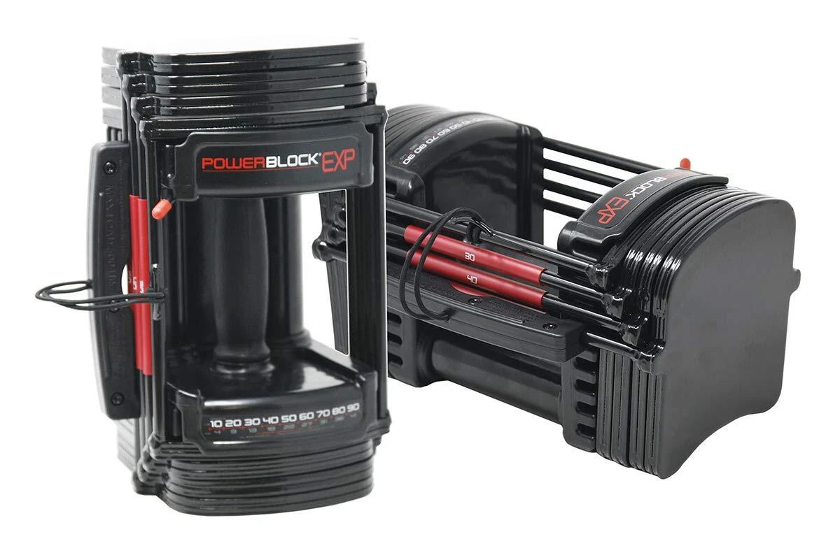 PowerBlock EXP Adjustable Dumbbells Sold in Pairs Stage 1 5 50 lb