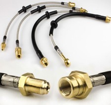 Für Smart Roadster Coupe 452 0.7 82PS Stahlflex Bremsschläuche [946]