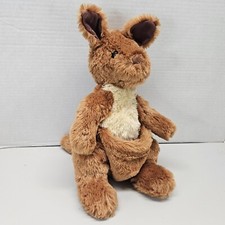 Kangaroo Stuffed Animal With Pouch 10" Kohl's Cares For Kids Plush Brown Toy