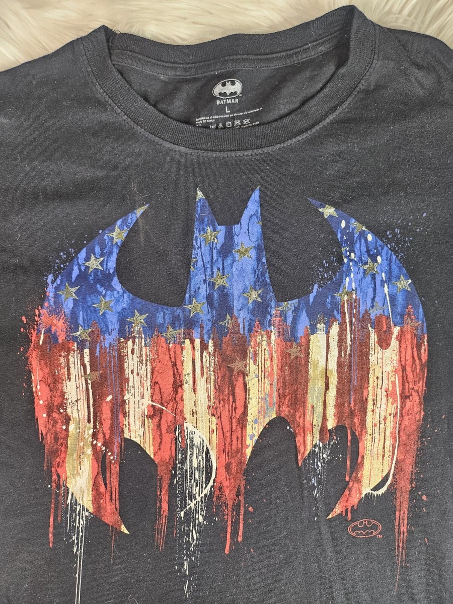 Batman 🇺🇸 Logo Shirt (L) | eBay