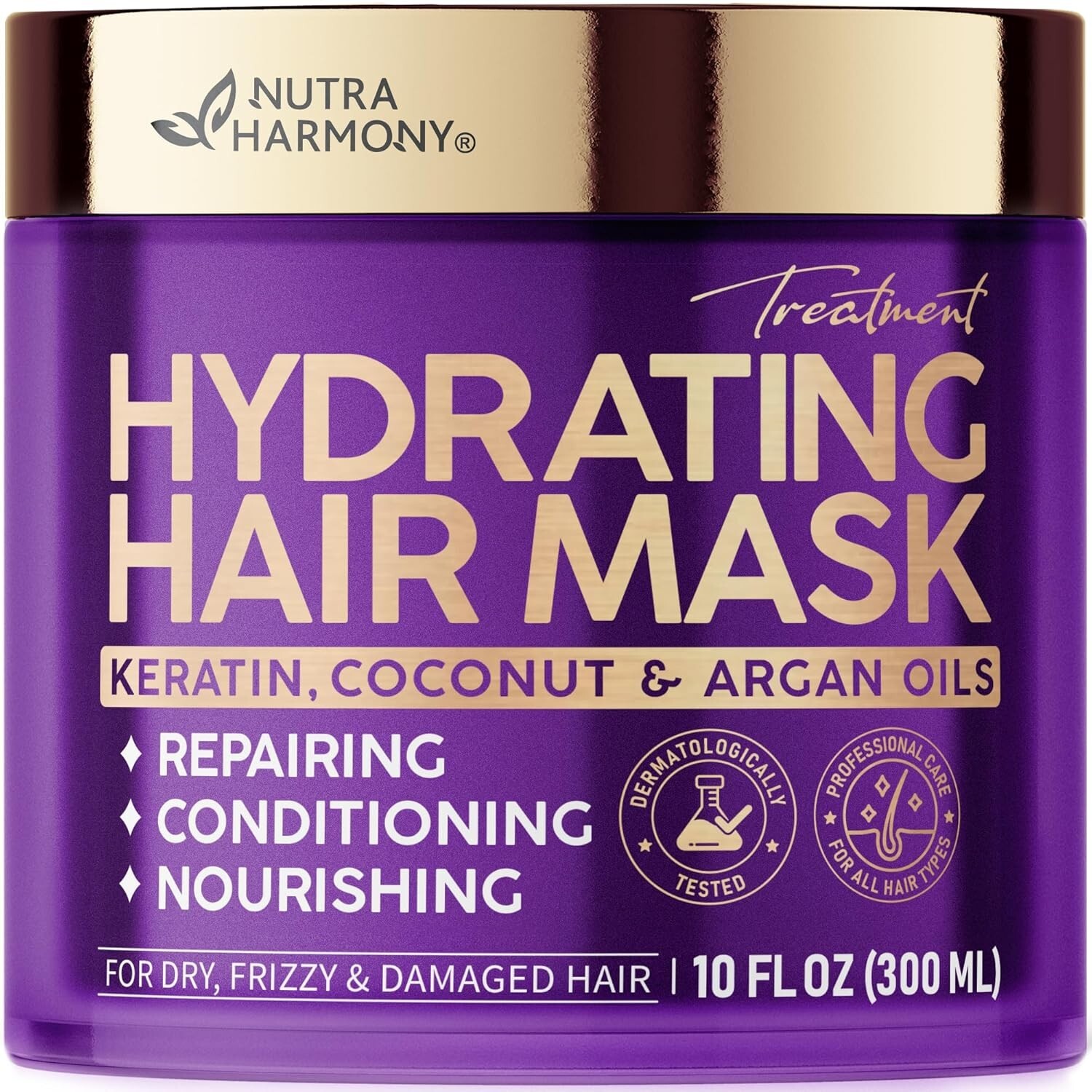 Mascarilla Capilar Hidratante para Cabello Dañado - Tratamiento Capilar con Quer