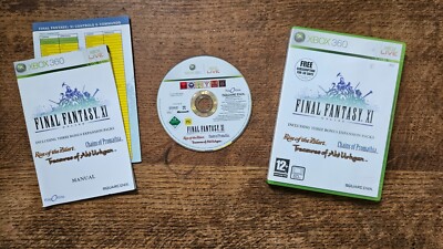 MICROSOFT XBOX 360 - FINAL FANTASY XI 11 DREI BONUS ERWEITERUNGSPAKETE #RG4