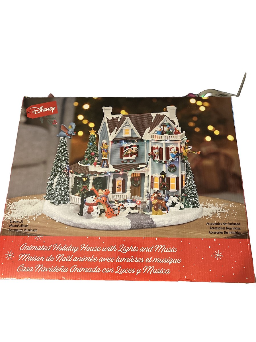 Disney Animated Holiday House with Lights and Music - BRAND NEW in