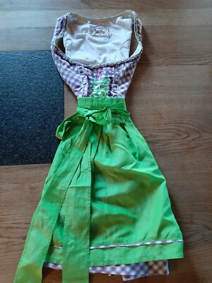 Dirndlkleid Mädchen Stockerpoint Gr. 36 lila/grün