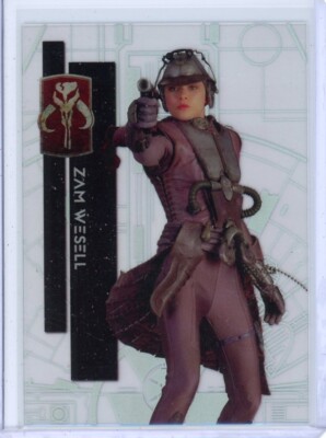 2015 Topps Star Wars HIgh Tek ZAM WESELL Form 2 Pattern 2 Base Card #86