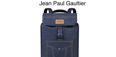 Jean Paul Gaultier denim backpack-New dark blue | eBay display picture 3