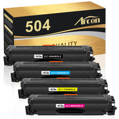 4x XXL Toner für Samsung CLT 504S CLX 4195FW CLX 4195FN CLP 415N CLP 415NW
