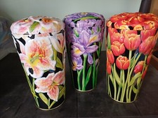 House Of Dorchester Flower Vase Tins Set Of 3