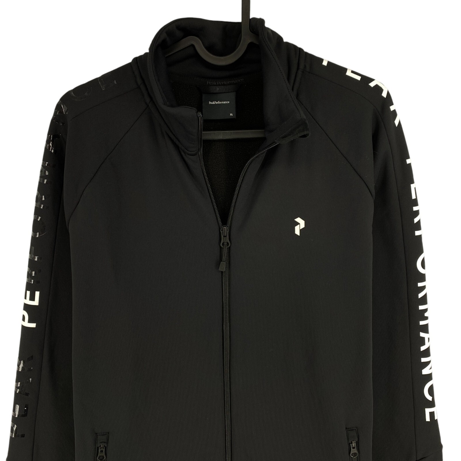 Women's Peak Performance Full Zip Jacket Black Si… - image 2