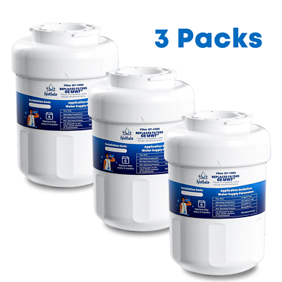 #ad 3 PACK New for GE MWF MWFP GWF 46 9991 Smartwater Fridge Water Filter $15.99