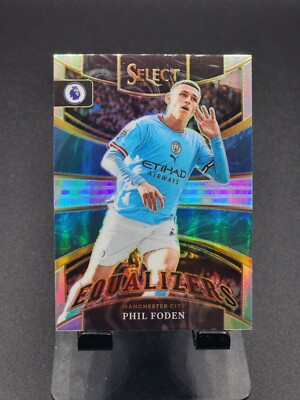 PHIL FODEN 2022-23 Panini Select   EPL Equalizers SILVER Prizm SP