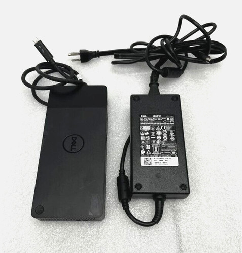 Dell WD19TB Thunderbolt 3 USB-C DisplayPort Docking Station w 180w Power Adapter