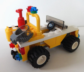 Lego 20002 4x4 Fire Truck Town City Fire 100% Complete