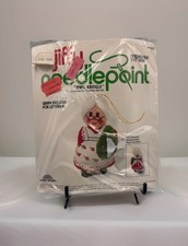 Sunset Designs Jiffy Mrs. Kringle 3D Ornament Needlepoint Kit 1979 Sealed 5032